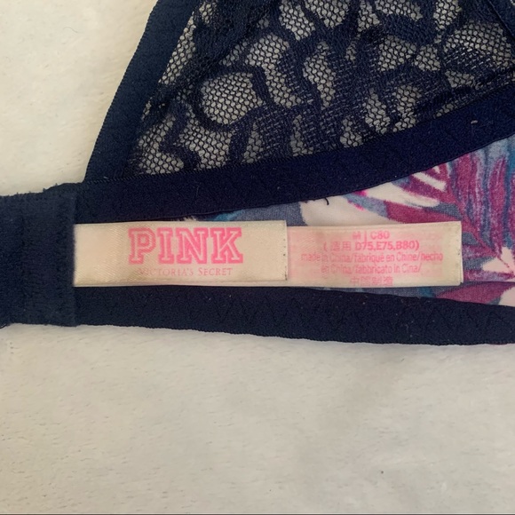 PINK VS Floral Lace Bralette - Picture 4 of 5